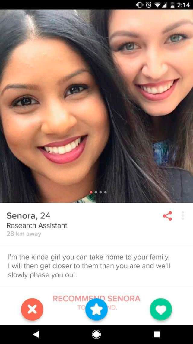 Bio for girl examples tinder Creative Tinder