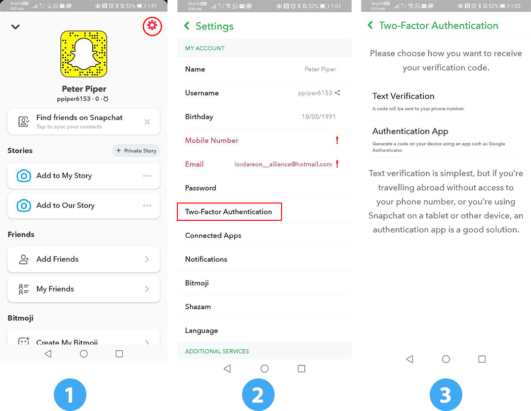 How to verify Snapchat without phone number
