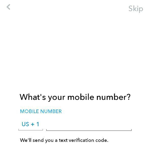 Number mobile asking for Can't verify