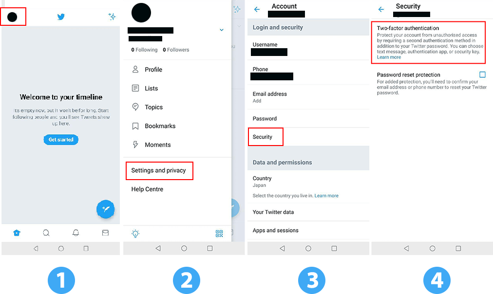 How to get Twitter verification code without your phone number