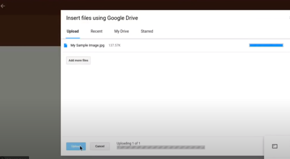 how to upload homework in google classroom