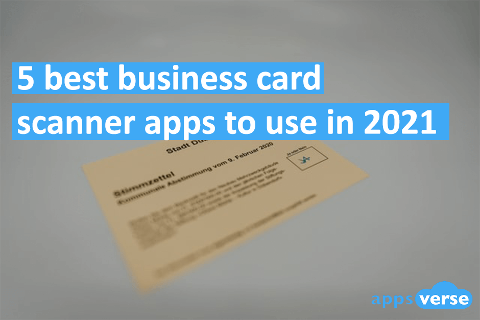 52 HQ Photos Business Card Scanner App That Works With Outlook : The best business card scanner apps for iPhone