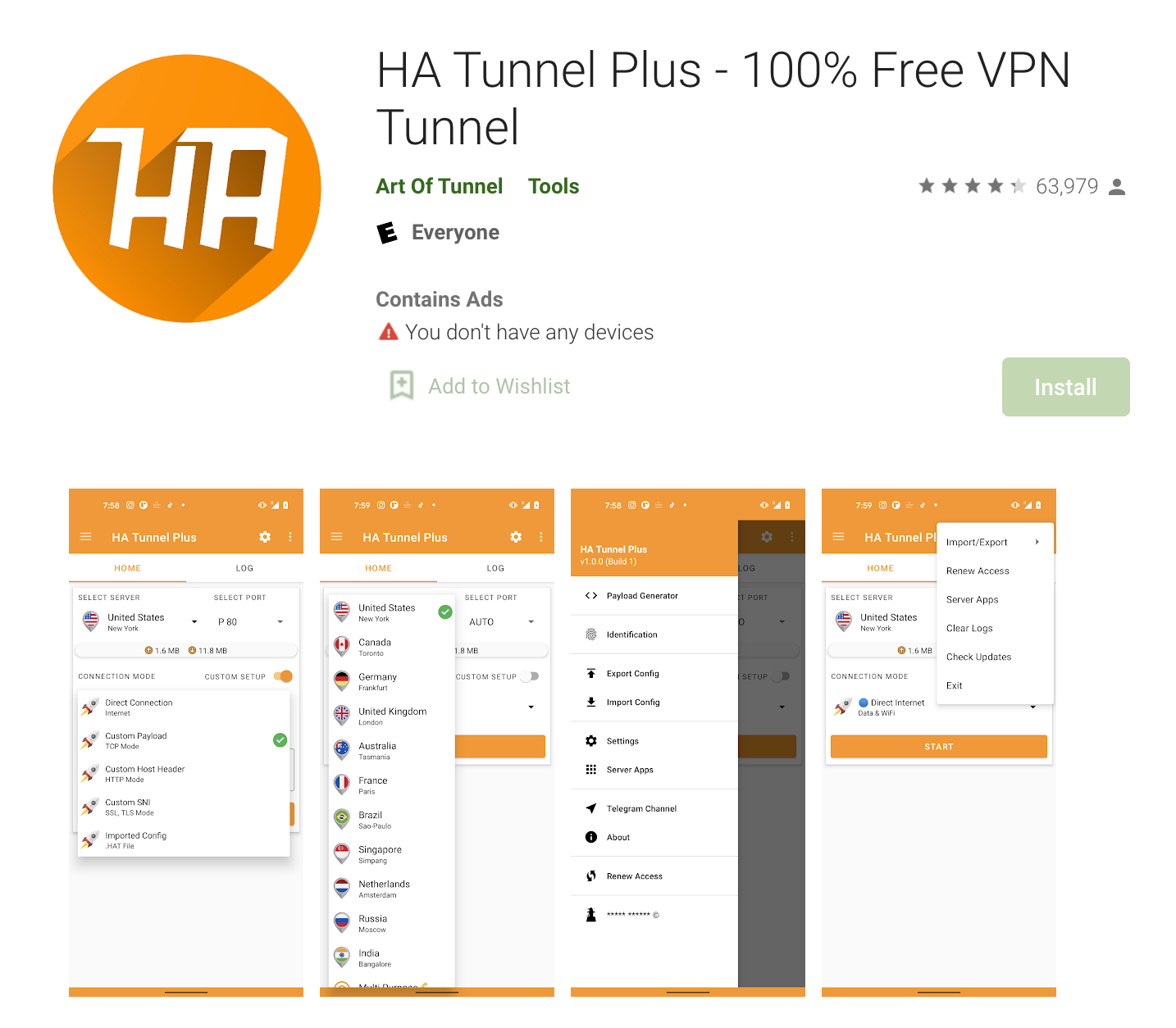 ha tunnel