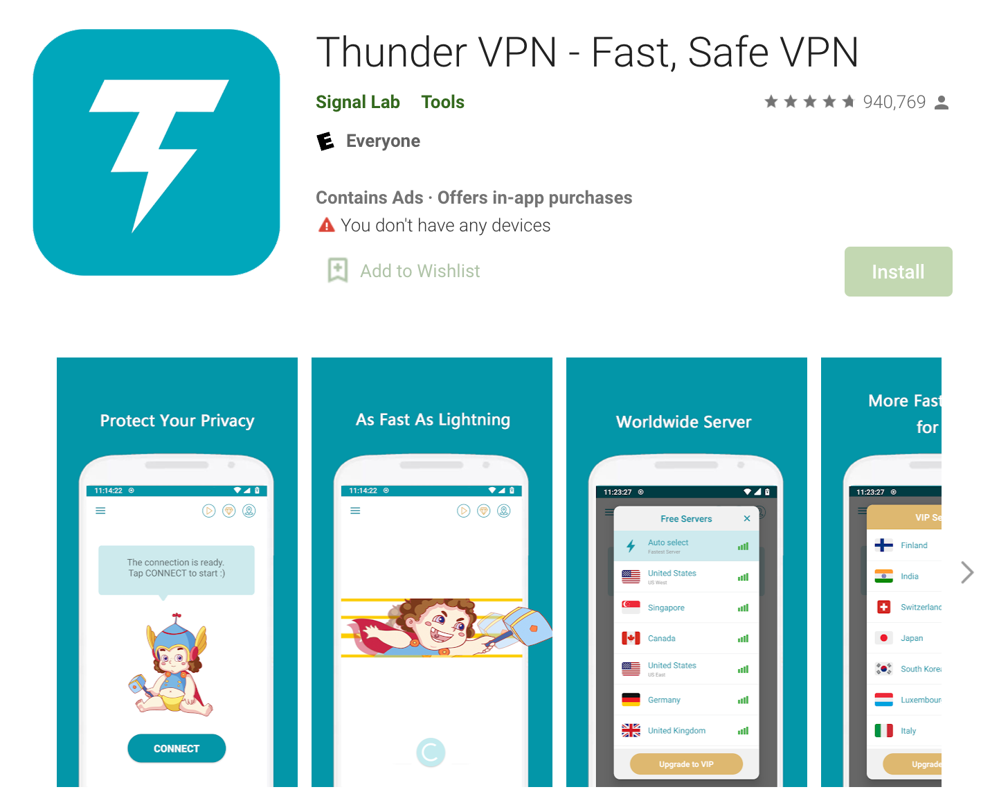 thunder vpn