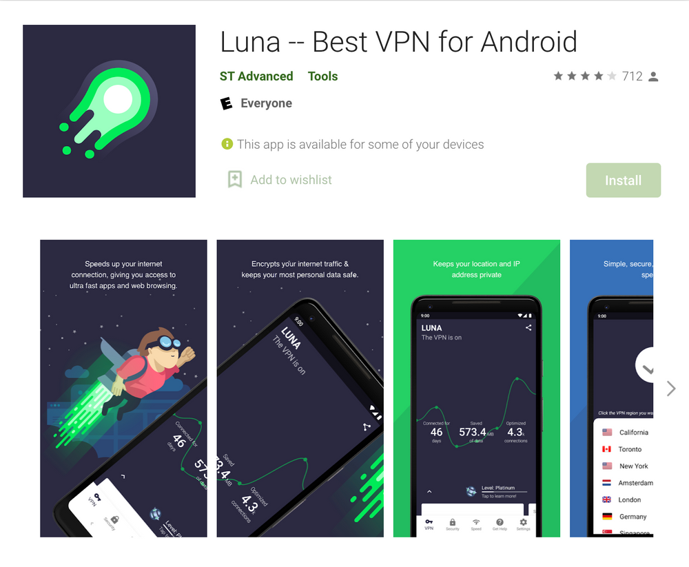 Don't want to use Luna? Check out these three VPNs for iPhones instead