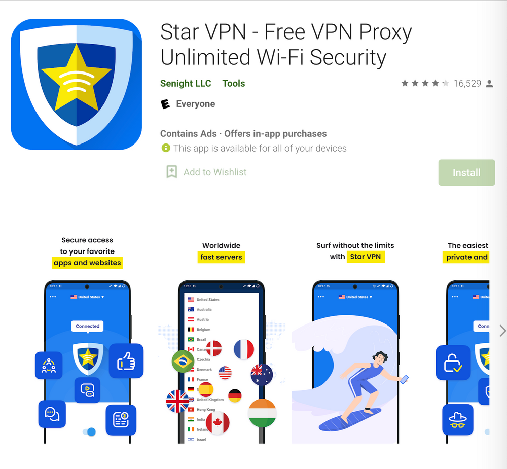 star vpn for windows