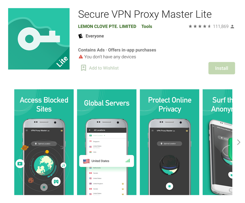 Use These VPN Apps in Place of VPN Proxy Master Lite for Your Online ...