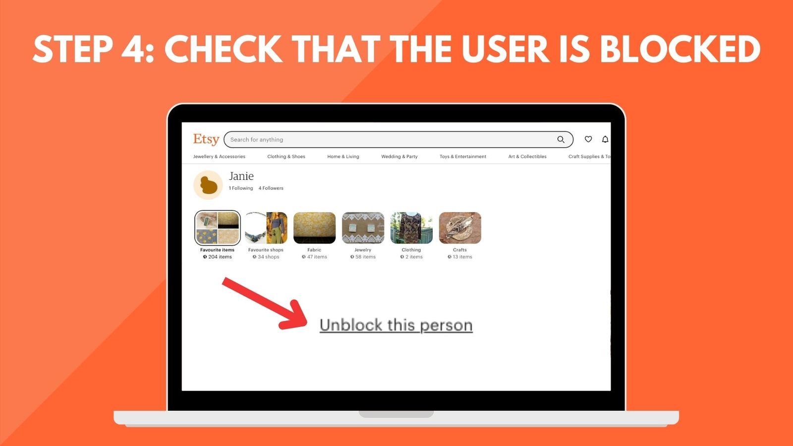 How to Block Someone on Etsy in 4 Steps