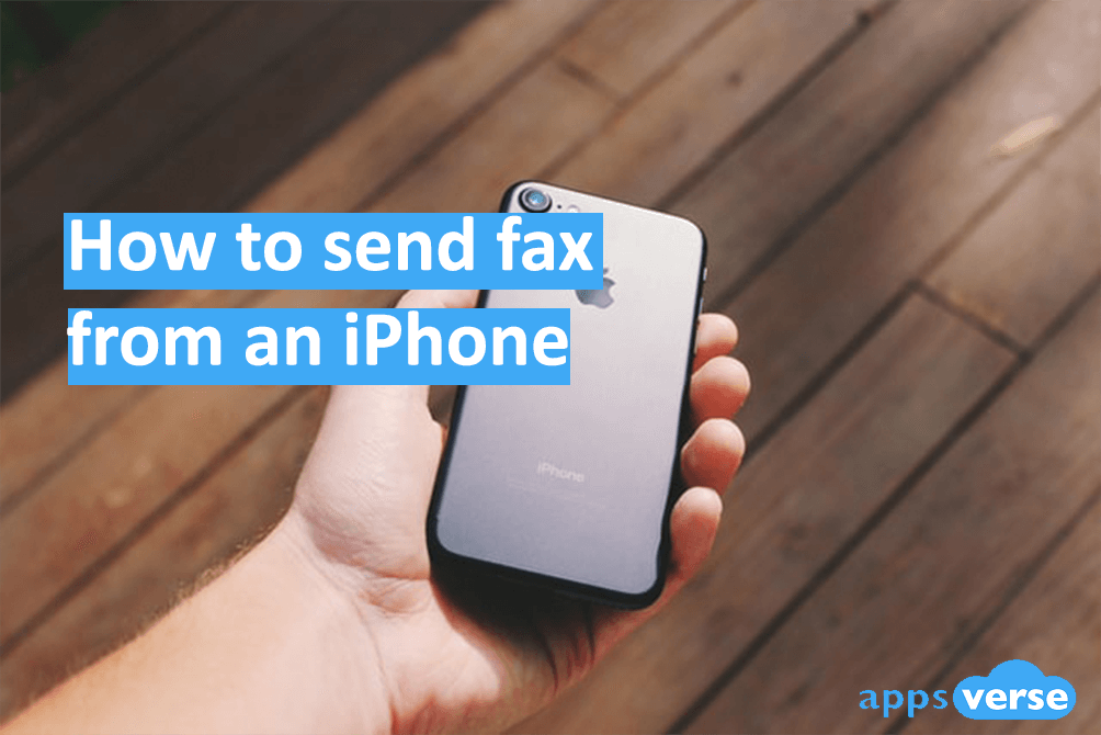 How to send fax from an iPhone