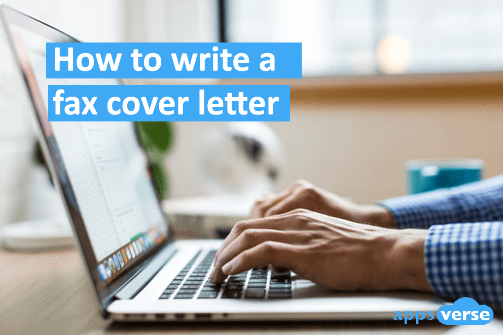 How to write a fax cover letter