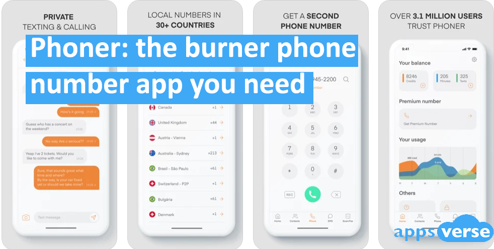 Phoner: the burner phone number app you need