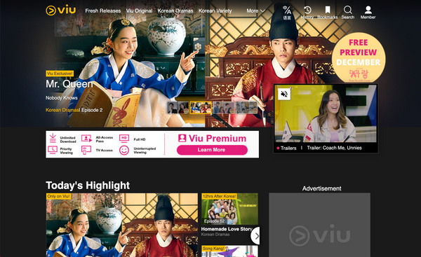 Watch Running Man, Uzalo and Korean dramas on Viu without any blocks