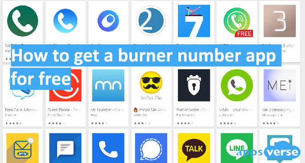 How to get a burner number app for free