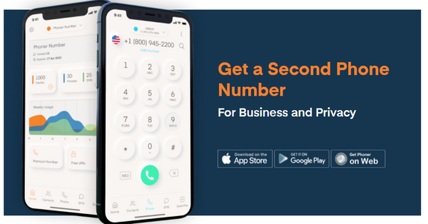 get free text number online